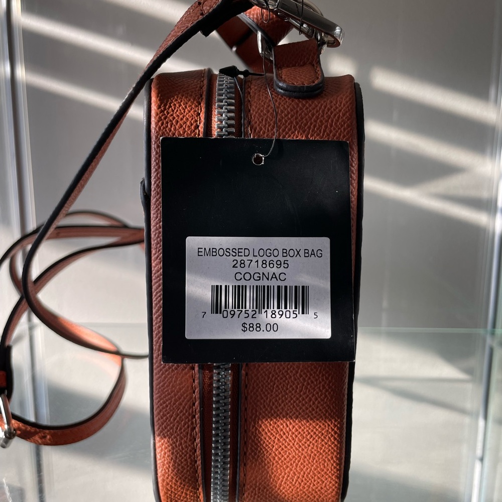 Nanette Lepore Embossed Orange Handbag - Picture 5 of 12